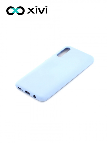 Накладка задняя Xivi для SAMSUNG Galaxy A50 A30S A50S, Silicon Case, силикон, матовая, №42, цвет сиреневый 3