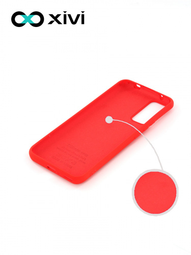Накладка задняя Xivi для HUAWEI Honor 30 , Silicon Case, силикон, матовая, №4, цвет морковный 2