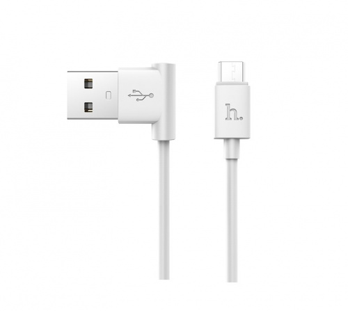 UPM10micro-USB-L型充电数据线-白色