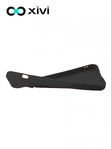 Накладка задняя Xivi для APPLE iPhone 12 6.1 6.1 Pro, Silicon Case, силикон, матовая, №1, цвет чёрный 6