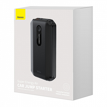 Автомобильный стартер Baseus, CGNL020101, Super, пластик, 10000mAh, чёрный