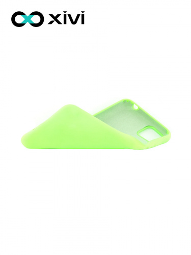 Накладка задняя Xivi для HUAWEI Y5P 2020 HONOR9S, Silicon Case, силикон, матовая, №61, цвет салатовый 6