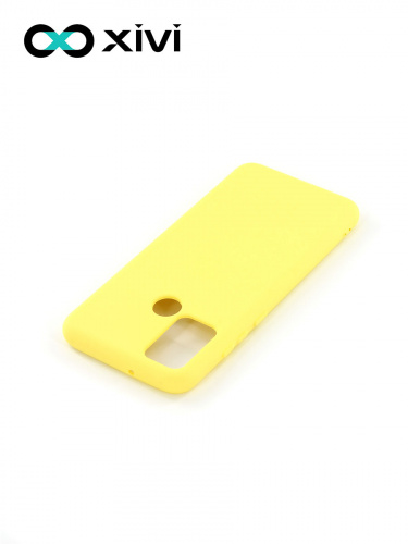 Накладка задняя Xivi для HUAWEI Honor 9A, Silicon Case, силикон, матовая, №41, цвет жёлтый 4
