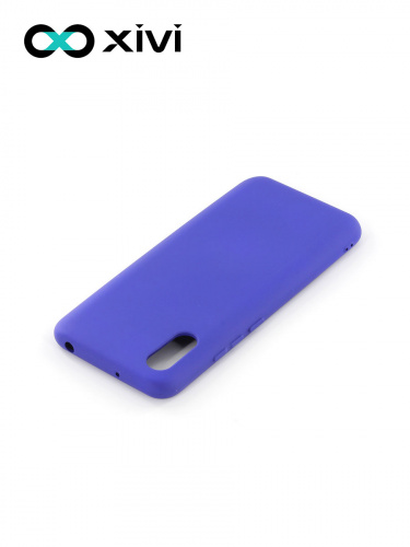 Накладка задняя Xivi для XIAOMI Redmi 9A, Silicon Case, силикон, матовая, №47, цвет синий 4