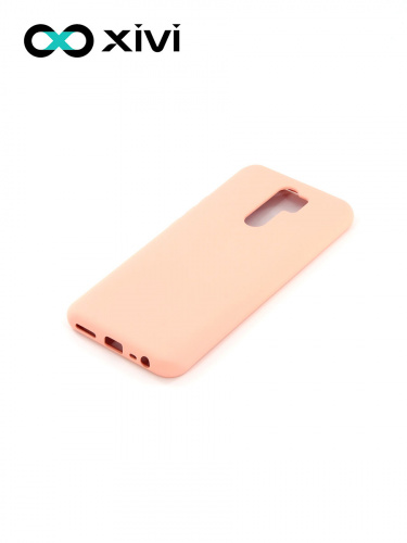 Накладка задняя Xivi для XIAOMI Redmi 9, Silicon Case, силикон, матовая, №30, цвет розовый 3