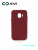 Накладка задняя Xivi для SAMSUNG Galaxy J2 2018 J250G, Silicon Case, силикон, матовая, №73, цвет винный 1