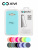 Накладка задняя Xivi для SAMSUNG Galaxy J2 PRIME G530, Silicon Case, силикон, матовая, №8, цвет голубой 5