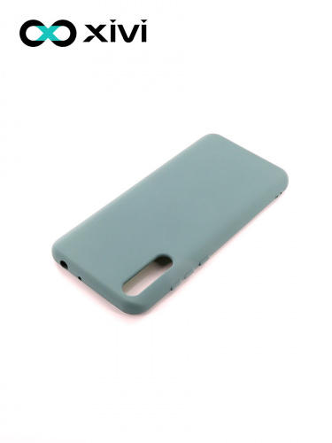 Накладка задняя Xivi для HUAWEI Y8P 2020 P SMART S, Silicon Case, силикон, матовая, №56, цвет зелёный 4