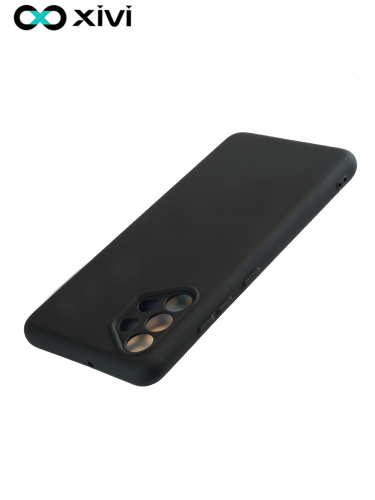 Накладка задняя Xivi для SAMSUNG  Galaxy A32 (2023), Silicon Case, силикон, матовая, №1, цвет чёрный