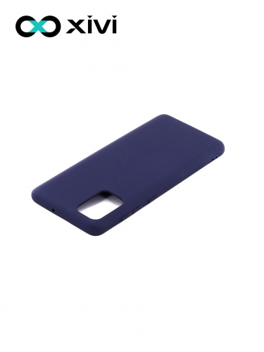 Накладка задняя Xivi для SAMSUNG Galaxy A31, Silicon Case, силикон, матовая, №2, цвет индиго, тёмный 4