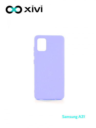 Накладка задняя Xivi для SAMSUNG Galaxy A31, Silicon Case, силикон, матовая, №11, цвет лавандовый 1