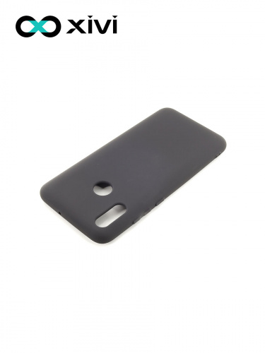 Накладка задняя Xivi для HUAWEI P Smart (2019), Silicon Case, силикон, матовая, №1, цвет чёрный 4