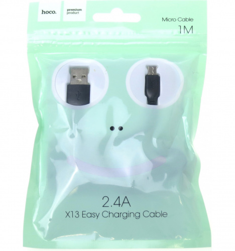 hoco-x13-charging-cable-microusb-1m-black