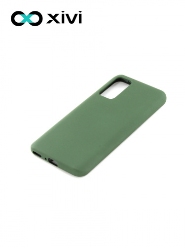 Накладка задняя Xivi для HUAWEI Honor 30 , Silicon Case, силикон, матовая, №59, цвет темно-зеленый 3