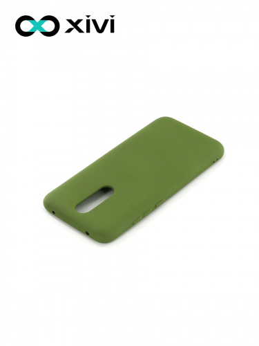 Накладка задняя Xivi для XIAOMI Redmi 8, Silicon Case, силикон, матовая, №57, цвет зелёный 4