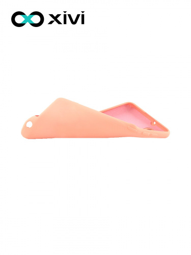 Накладка задняя Xivi для SAMSUNG Galaxy A41, Silicon Case, силикон, матовая, №39, цвет бежевый 6