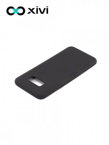 Накладка задняя Xivi для SAMSUNG Galaxy S8 Plus, Silicon Case, силикон, матовая, №1, цвет чёрный 4
