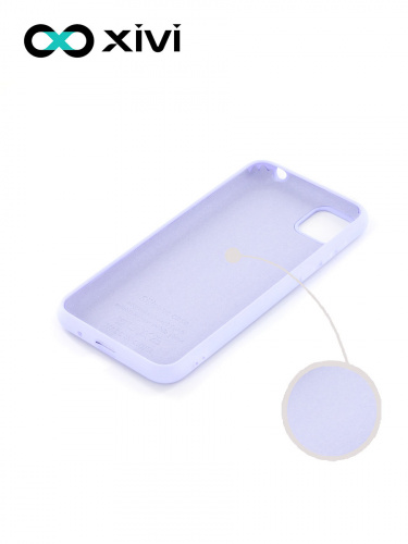 Накладка задняя Xivi для HUAWEI Y5P 2020 HONOR9S, Silicon Case, силикон, матовая, №11, цвет лавандовый 2
