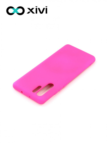 Накладка задняя Xivi для HUAWEI P30 Pro, Silicon Case, силикон, матовая, №64, цвет фуксия 4