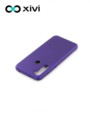 Накладка задняя Xivi для XIAOMI Redmi Note 8T, Silicon Case, силикон, матовая, №17, цвет фиолетовый 4