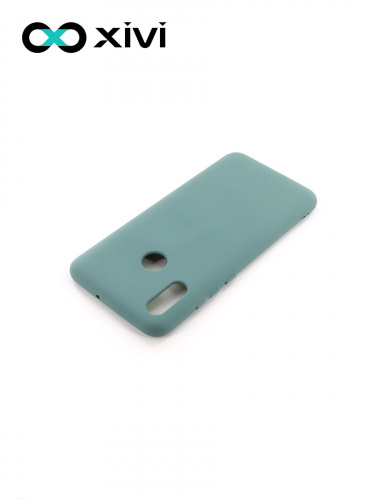 Накладка задняя Xivi для HUAWEI P Smart (2019), Silicon Case, силикон, матовая, №56, цвет зелёный 4