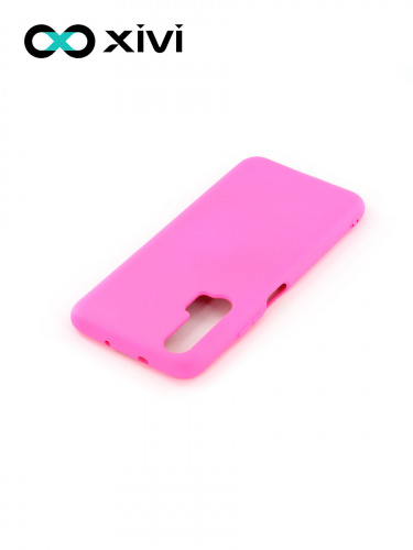 Накладка задняя Xivi для HUAWEI HONOR 20 PRO, Silicon Case, силикон, матовая, №33, цвет розовый 4