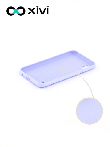 Накладка задняя Xivi для SAMSUNG Galaxy A10 A105, Silicon Case, силикон, матовая, №11, цвет лавандовый 2