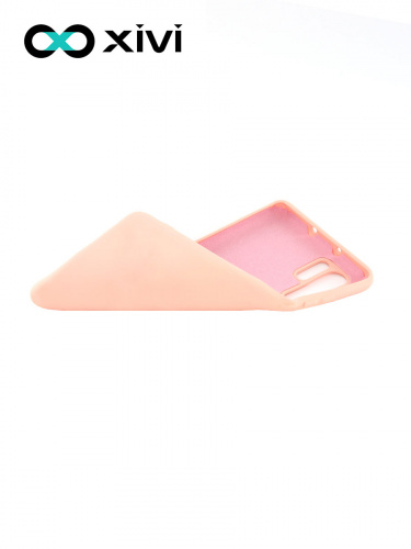 Накладка задняя Xivi для HUAWEI P30 Pro, Silicon Case, силикон, матовая, №30, цвет розовый 6
