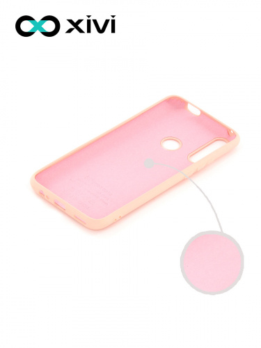 Накладка задняя Xivi для HUAWEI Y9 PRIME P SMART Z, Silicon Case, силикон, матовая, №30, цвет розовый 2