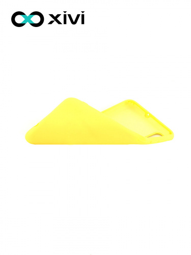 Накладка задняя Xivi для SAMSUNG Galaxy A50 A30S A50S, Silicon Case, силикон, матовая, №41, цвет жёлтый 6