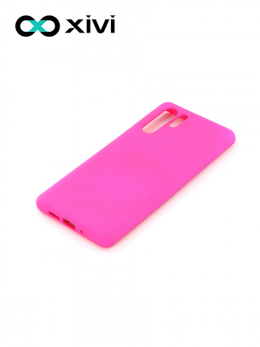 Накладка задняя Xivi для HUAWEI P30 Pro, Silicon Case, силикон, матовая, №64, цвет фуксия 3
