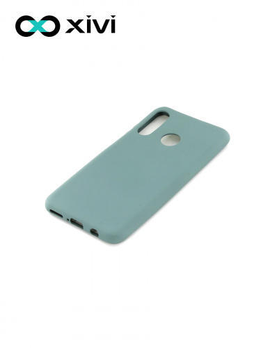 Накладка задняя Xivi для HUAWEI P30 Lite Nova 4E, Silicon Case, силикон, матовая, №56, цвет зелёный 3