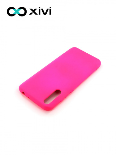 Накладка задняя Xivi для HUAWEI Y8P 2020 P SMART S, Silicon Case, силикон, матовая, №64, цвет фуксия 4