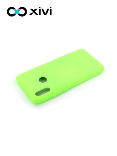 Накладка задняя Xivi для HUAWEI P Smart (2019), Silicon Case, силикон, матовая, №61, цвет салатовый 4