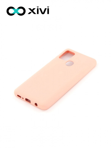 Накладка задняя Xivi для SAMSUNG Galaxy A21S, Silicon Case, силикон, матовая, №30, цвет розовый 3