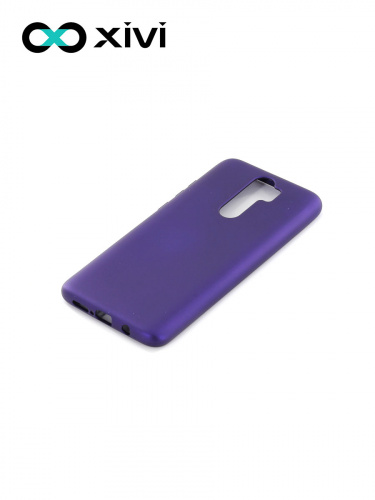 Накладка задняя Xivi для XIAOMI REDMI NOTE 8 PRO, Silicon Case, силикон, матовая, №17, цвет фиолетовый 3