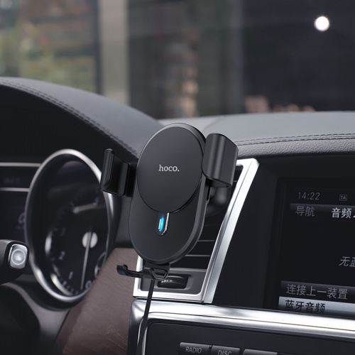 hoco-cw25-delight-in-car-wireless-charging-holder-interior