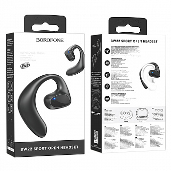 Гарнитура bluetooth HOCO, BW22, Dawn air conduction, черный