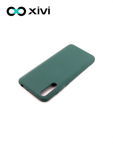 Накладка задняя Xivi для HUAWEI Y8P 2020 P SMART S, Silicon Case, силикон, матовая, №46, цвет изумрудный 4