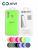 Накладка задняя Xivi для HUAWEI P30 Lite Nova 4E, Silicon Case, силикон, матовая, №61, цвет салатовый 5