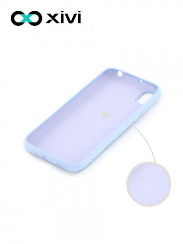 Накладка задняя Xivi для HUAWEI Y5 (2019) 8S, Silicon Case, силикон, матовая, №42, цвет сиреневый 2