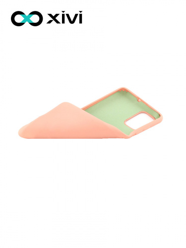 Накладка задняя Xivi для SAMSUNG Galaxy A31, Silicon Case, силикон, матовая, №39, цвет бежевый 6