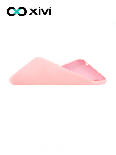 Накладка задняя Xivi для XIAOMI Redmi 9A, Silicon Case, силикон, матовая, №19, цвет розовый 6
