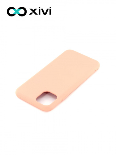 Накладка задняя Xivi для APPLE iPhone 11 Pro Max, Silicon Case, силикон, матовая, №39, цвет бежевый 4
