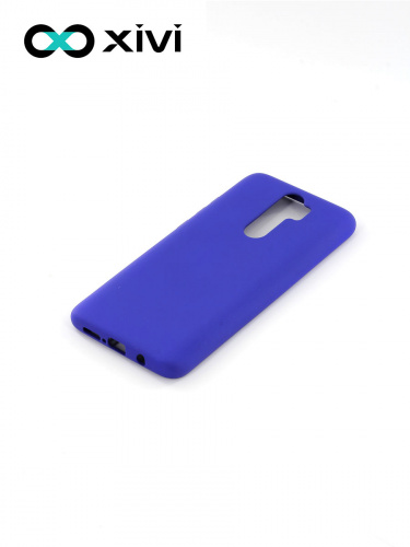 Накладка задняя Xivi для XIAOMI REDMI NOTE 8 PRO, Silicon Case, силикон, матовая, №47, цвет синий 3
