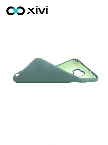 Накладка задняя Xivi для XIAOMI Redmi 9, Silicon Case, силикон, матовая, №56, цвет зелёный 6
