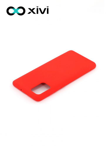 Накладка задняя Xivi для SAMSUNG Galaxy A31, Silicon Case, силикон, матовая, №4, цвет морковный 4