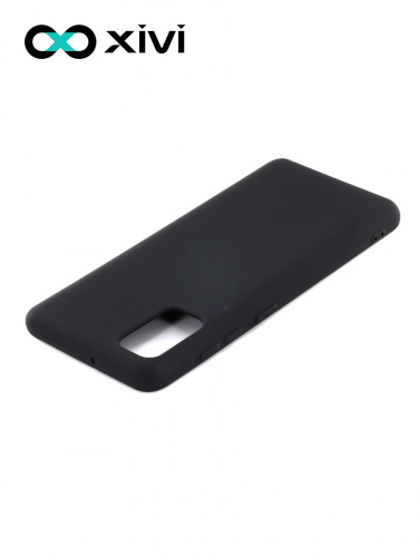 Накладка задняя Xivi для SAMSUNG Galaxy A41, Silicon Case, силикон, матовая, №1, цвет чёрный 4