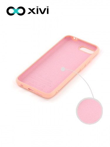 Накладка задняя Xivi для HUAWEI Honor 10, Silicon Case, силикон, матовая, №30, цвет розовый 2