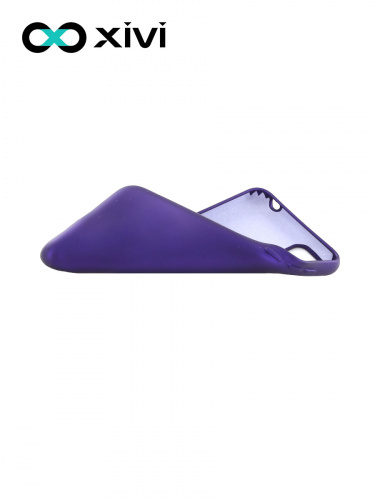 Накладка задняя Xivi для HUAWEI Y5P 2020 HONOR9S, Silicon Case, силикон, матовая, №17, цвет фиолетовый 6